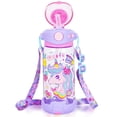 thumbnail image 1 of Botella para Niños YOYTOO con Pajilla y Correa 650 ml Sin BPA, 1 of 7