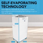 Whynter ARC-110WD 6500 BTU Portable Air Conditioner Dual Hose