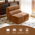 thumbnail image 6 of GVCXZBSS Luxury Bouclé Teddy Fleece Single Sofa Chair - Ergonomic Compress Accent Chair - Cloud-Soft Lounge Sofa, 6 of 15