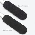 thumbnail image 3 of Removedor de pies de acero inoxidable para lima de pies de doble cara, suministros de pedicura, herramientas de pedicura profesionales para piel muerta dura grande, 3 of 5
