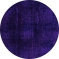 thumbnail image 1 of Ahgly Company Indoor Round Oriental Pink Modern Area Rugs, 5' Round, 1 of 4