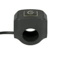 thumbnail image 4 of Plastic Motorcycle Handlebar Headlight Switch Button w/ Yellow Indicator Light, 4 of 5