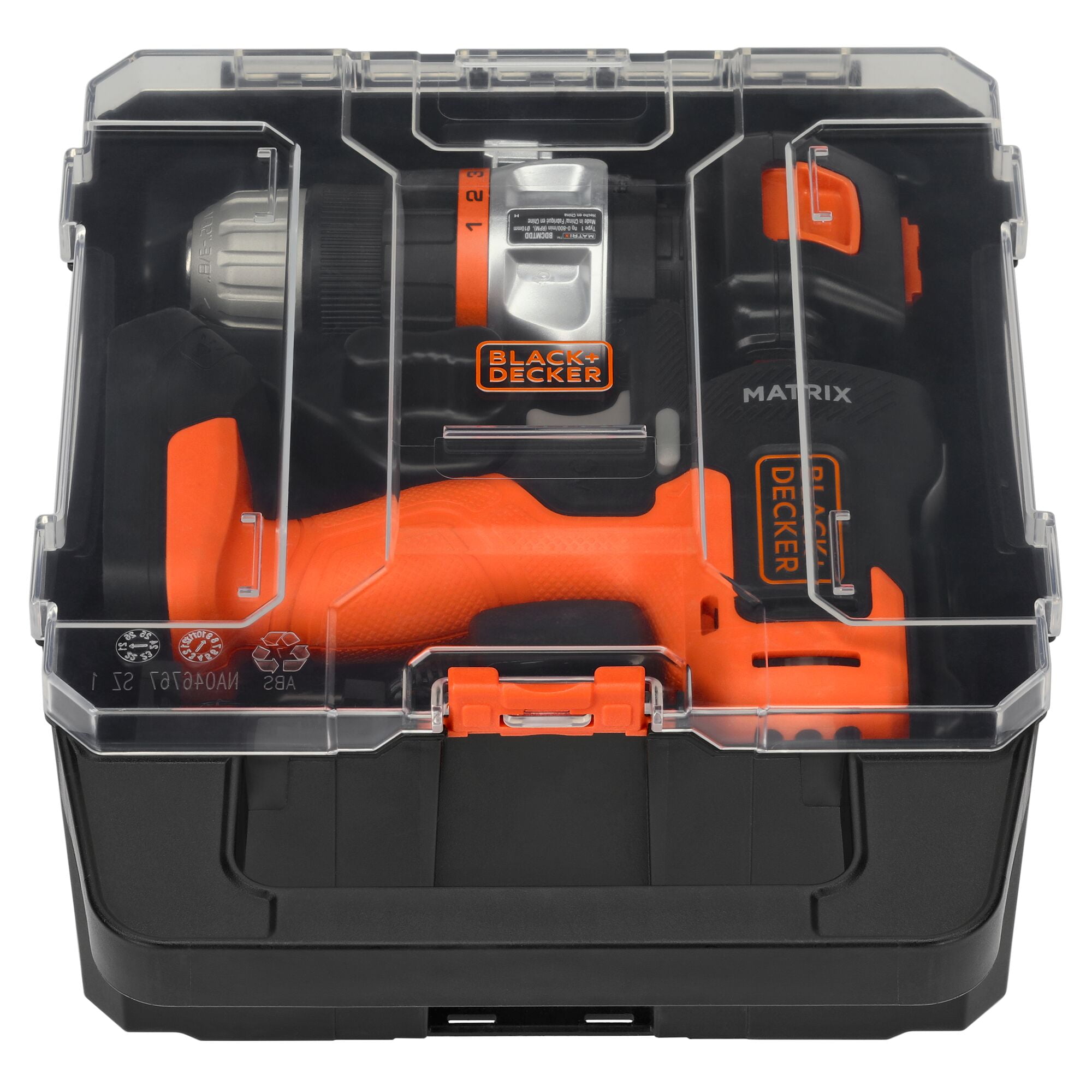 BLACK+DECKER BDCDMT1202KTJC1 MATRIX 20V MAX, POWERCONNECT Drill Driver, 20V 1.5Ah 300 RPM, 2 Piece