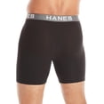 thumbnail image 4 of Hanes Ultimate Men's Comfort Flex Fit Boxer Briefs, Ultra Soft Cotton Modal Blend, Black/Grey/Blue-4 Pack, Large, 4 of 4