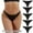 Black, variant on Underpants Patchwork Color Underwear Panties Bikini Solid Womens Briefs Knickers Christmas 5 Feel Foxy Booster Panties Womens Underwear Size 8 Bikini Small Underwear Leggings for Women Lift Set plus