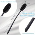thumbnail image 3 of Silicone Back Scrubber For Shower Bath Body Brush With Long Handle Reversible Bath Brush For Shower Exfoliation And Massage Produces Rich Foam Long Handle Back Scrubber For Men And Women, 3 of 5