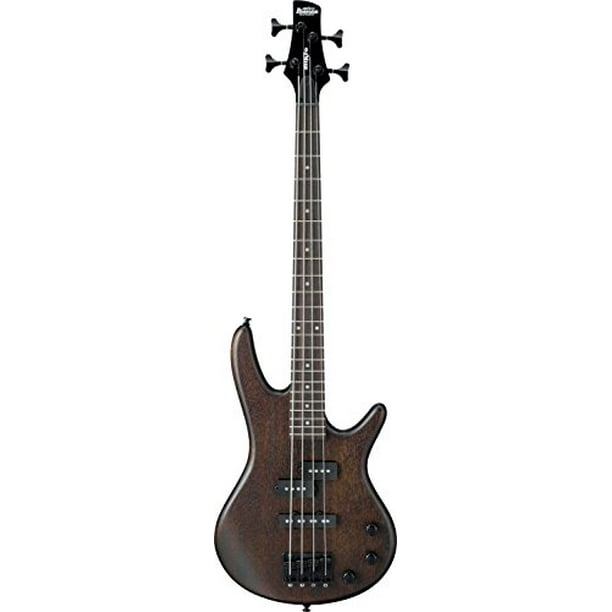 Ibanez 4 String Bass Guitar, Right, Walnut Flat (GSRM20BWNF) Walmart