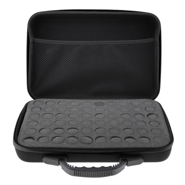 Estuche para Transporte de Aceites Esenciales, Estuche para Transporte de Aceite para Transporte, Estuche para Almacenamiento, Organizador Duro 32x22.5x9 cm Macarena Estuche de transporte de aceites esenciales