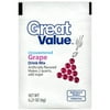 Great Value Unsweetened Grape Drink Mix, 0.21 Oz.
