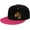 Pink, variant on Angry Leopard Head Flat Bill Hats Contrast Hip Hop Baseball Cap Unisex Snapback Rock Caps