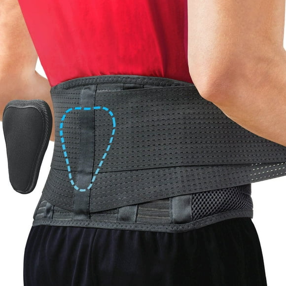 Sparthos Back Support Belt - Immediate Relief from Back Pain, Sciatica, Herniated Disc - Breathable Brace With Lumbar Pad - Lower Backbrace For Home