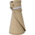 thumbnail image 5 of Sombrero de paja enrollable de ala ancha con protección UPF 50+ para mujer., 5 of 5