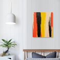 thumbnail image 3 of COMIO Dark Red and Gold Abstract Canvas Wall Art Modern Gold Foil Grey Artwork Luxury Painting Printed on Canvas for Walls Guest Room Girls Gifts Decor Each, 3 of 4