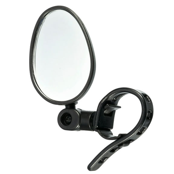 WHAMVOX Bike Handlebar Mirror Super -Resistant Lightweight Wide Angle Fully Adjustable Cycle Mirror (Black)