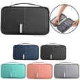 thumbnail image 2 of Travel Passport Holder Splash-proof Document Organizer Bag Passport Wallet, 2 of 10