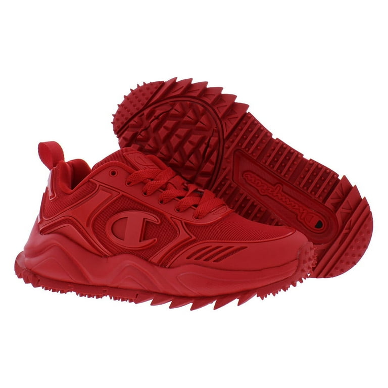 Champion 9318 Red Grade School Boys Trail Shoes Size 4