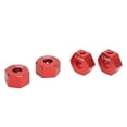 thumbnail image 4 of DEWIN RC Cubo de Rueda Hexagonal Aleación de Aluminio 14 mm Diámetro 5,5 mm 7 mm Espesor Juego de Accesorios Juego(Rojo), 4 of 5