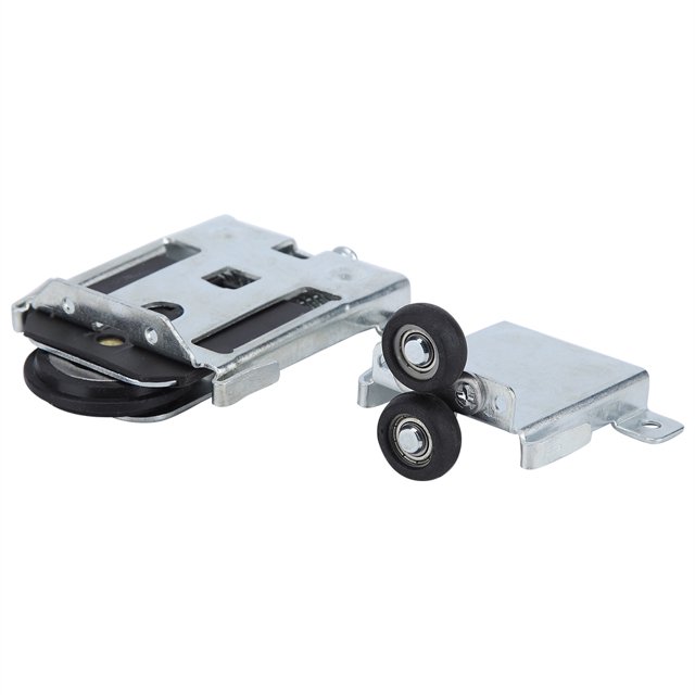 Kit de rodillos para puertas corredizas de armario de aleación de aluminio, correderas para ruedas de puertas corredizas, reemplazo de gran capacidad de carga para reparación de LYUMO No se aplica
