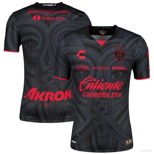 QY 2022 23 Club Atlas Charly Tercera Camiseta De Fútbol Auténtica Deportiva De Manga Corta Talla Grande Gao Jiahui unisex
