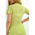 thumbnail image 2 of Ladies Mandarin Collar Button Down Shirt for Women, 2 of 2