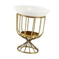 thumbnail image 4 of Candelabro de vela de té, adorno de mesa, quemador de oro fundido extraíble, calentador de aceite esencial para el hogar, bodas, dormitorio, estudio, 4 of 8