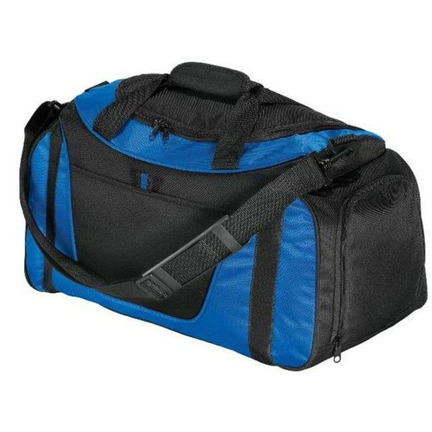 BG1040 TwoTone Small Duffel Bag, Royal & Black One Size Walmart