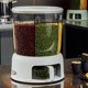 thumbnail image 1 of Dispensador de arroz con tapa, cubo dispensador grande de 6 compartimentos, contenedor de granos, cubo dispensador de cereales para , maíz, soja, Blanco Baoblaze Dispensador de arroz, 1 of 8