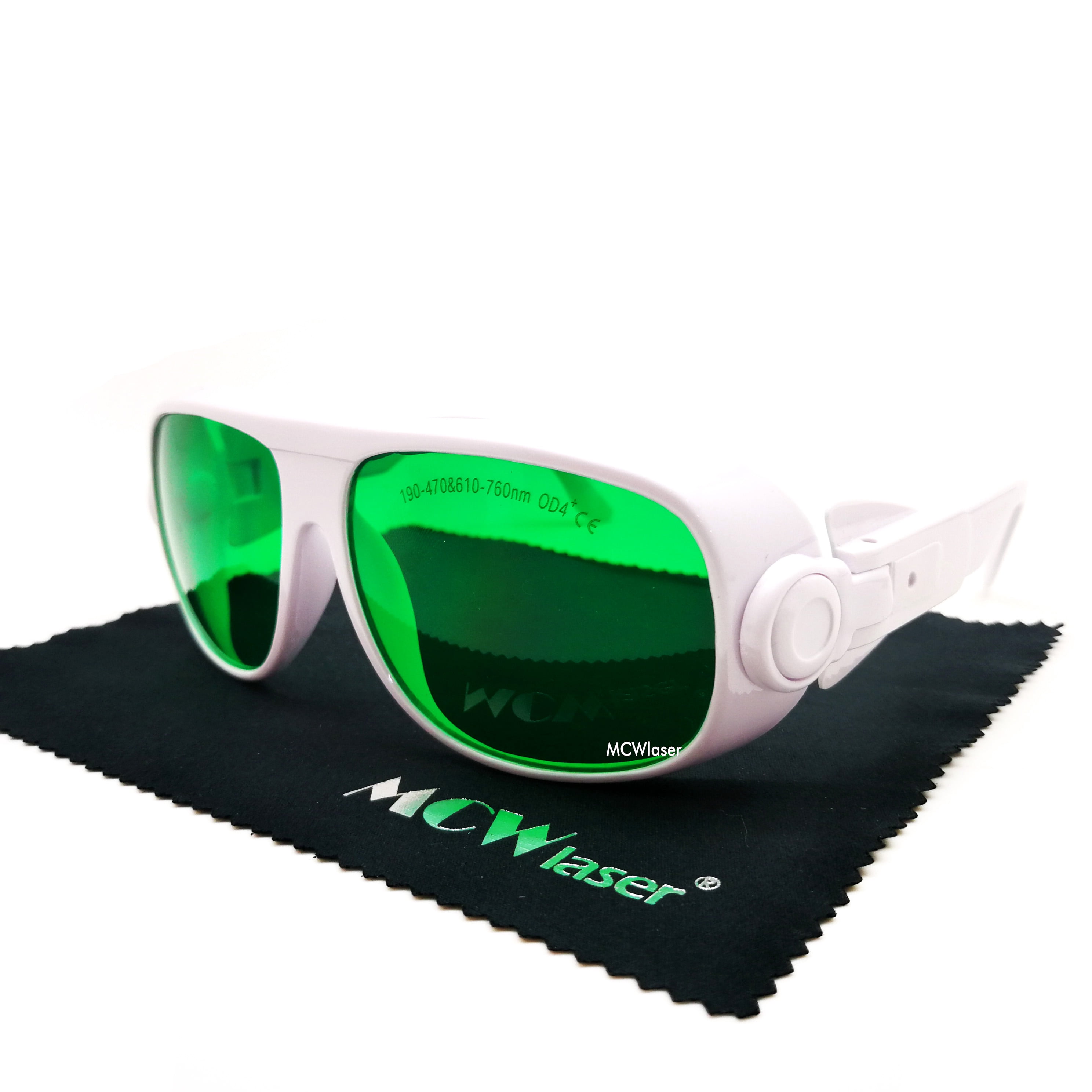 MCWlaser CO2 Laser Glasses Safety Goggles 190-450 & 800-2000nm CE Typical