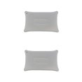 thumbnail image 3 of Cateissary Almohada plegable portátil para dormir al aire libre, almohada inflable para acampar, descanso en avión, hotel, cómoda gris claro 2piezas Cateissary CBP000505, 3 of 5