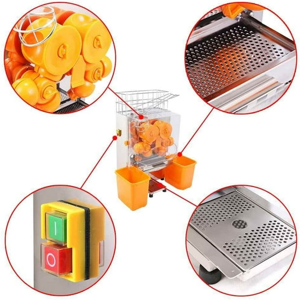 INTBUYING Orange Juice Machine Electric Orange Press Juicer Citrus