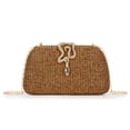 thumbnail image 7 of Summer Clutch Purse for Women Woven Beach Bag Vacation Evening Handbag 2025 for Wedding Formal, 7 of 7