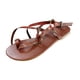 thumbnail image 2 of Sandalias planas de tacón bajo con hebilla de cinturón en el dedo del pie para mujer Wmkox8yii nm924, 2 of 5