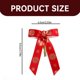 thumbnail image 3 of Lazos de terciopelo para guirnaldas de árboles de Navidad, lazos de terciopelo, lazos de terciopelo para árboles de Navidad, lazos para coronas navideñas, lazos de terciopelo navideños, manualidades, 3 of 5