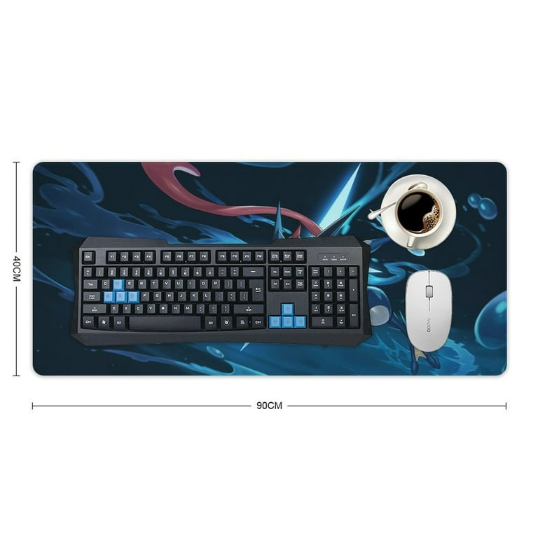 Large Gaming Mouse Map Pad With Nonslip Base, Extended Size, Thick, Waterproof