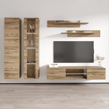 Fly A4 33TV Wall Mounted Floating Modern Entertainment Center