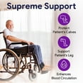 thumbnail image 2 of ProHeal Elevating Wheelchair Leg Rest - Foot and Calf Support- Replacement Foam Calf Pad, 2 of 4