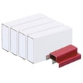 thumbnail image 1 of Unique Bargains Staples for Stapler, 4 Pack(1000Pcs Staples Per Pack) #10 Mini 3/16 Inch Length Staples Jam Free Red, 1 of 7