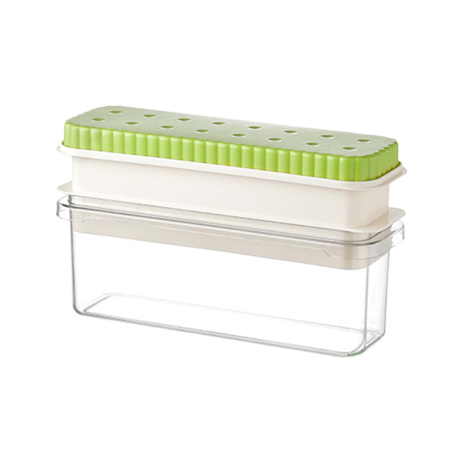 Round Ice Ball Maker with Storage Box & Ice Tongs – BPA-Free Plastic, Easy Release Whiskey Ice Mold for Cocktails, Dishwasher Safe & Odor-Proof (Home Bar Essential) A