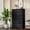 Black, variant on Winkalon Farmhouse 6 Drawers Dresser Chests for Bedroom, Grey 6 Chest of Drawers, Wood Dressers Organizer for Closet, Modern Storage Organizer Cabinet for Bedroom,Living Room,Hallway & Entryway