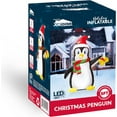 thumbnail image 4 of Joyfy 5 FT Christmas Inflatables Penguin Outdoor Decorations,Giant Christmas Blow Ups Yard with Built-in LEDs for Holiday Party Garden Lawn Decor, 4 of 8