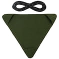 thumbnail image 2 of Siège Triangulaire Durable en Toile Stable Léger Vert, 2 of 8