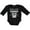AB-Black, variant on Inktastic Daddys Little Drummer Childs Music Boys or Girls Long Sleeve Baby Bodysuit