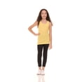 thumbnail image 4 of Pink Angel Girls' 6-Pack Ribbed Tank Tops – Sleeveless Undershirts & Everyday Layering Tees, 4 of 12