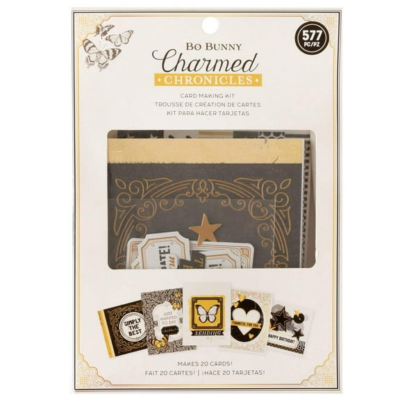 Bo Bunny Charmed Chronicles Card Making Kit-Makes 20