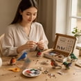 thumbnail image 3 of 2026 Tiny 3D Beaded Animal DIY Kit, Cute Bird & Animal Beading Craft Set, Handmade Bead Art Mosaic Kit, Stress Relief Creative DIY Decoration Gifts for Adults Teens Beginners (Pond Friends), 3 of 8