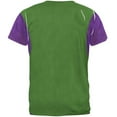 thumbnail image 2 of Mardi Gras Green and Purple Vest Costume All Over Adult T-Shirt - Large, 2 of 2