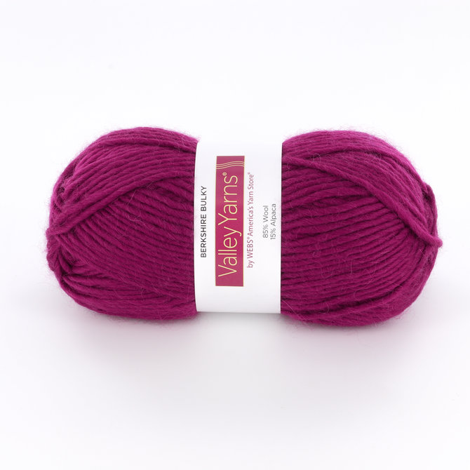 Valley Yarns Berkshire Bulky, Bulky Weight Yarn, 85 Wool/15 Alpaca