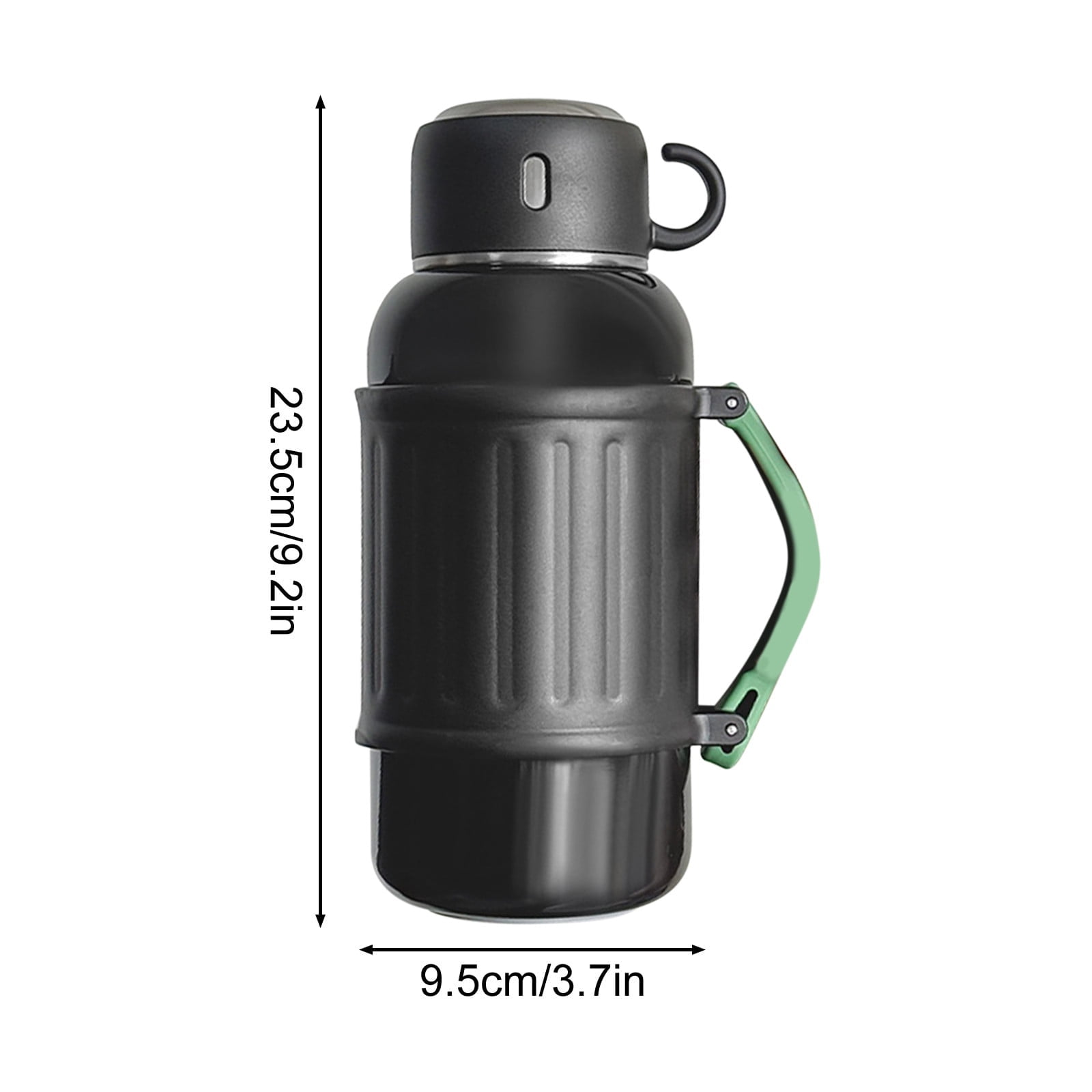 Hxlamzoo Large Insulated Jug 1000ML with Handle Thermos, Stainless Large Insulated Jug Vacuum Water Bottle Lid Water Cup Dual-Purpose, Portable Insulated Jug