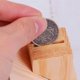 thumbnail image 3 of GOOHOCHY Caja de almacenamiento decorativa LOVE, contenedor de madera para pintar, dinero, dulces (casa de pino LOVE), 3 of 8
