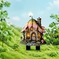 thumbnail image 3 of Uiz Merueh Garden Decor for Outside Mushroom House for Garden Fairy Yard Decoration for Dollhouse Potting Shed Flowerpot Plants Lawn Garden Outdoor Statue, 3 of 6